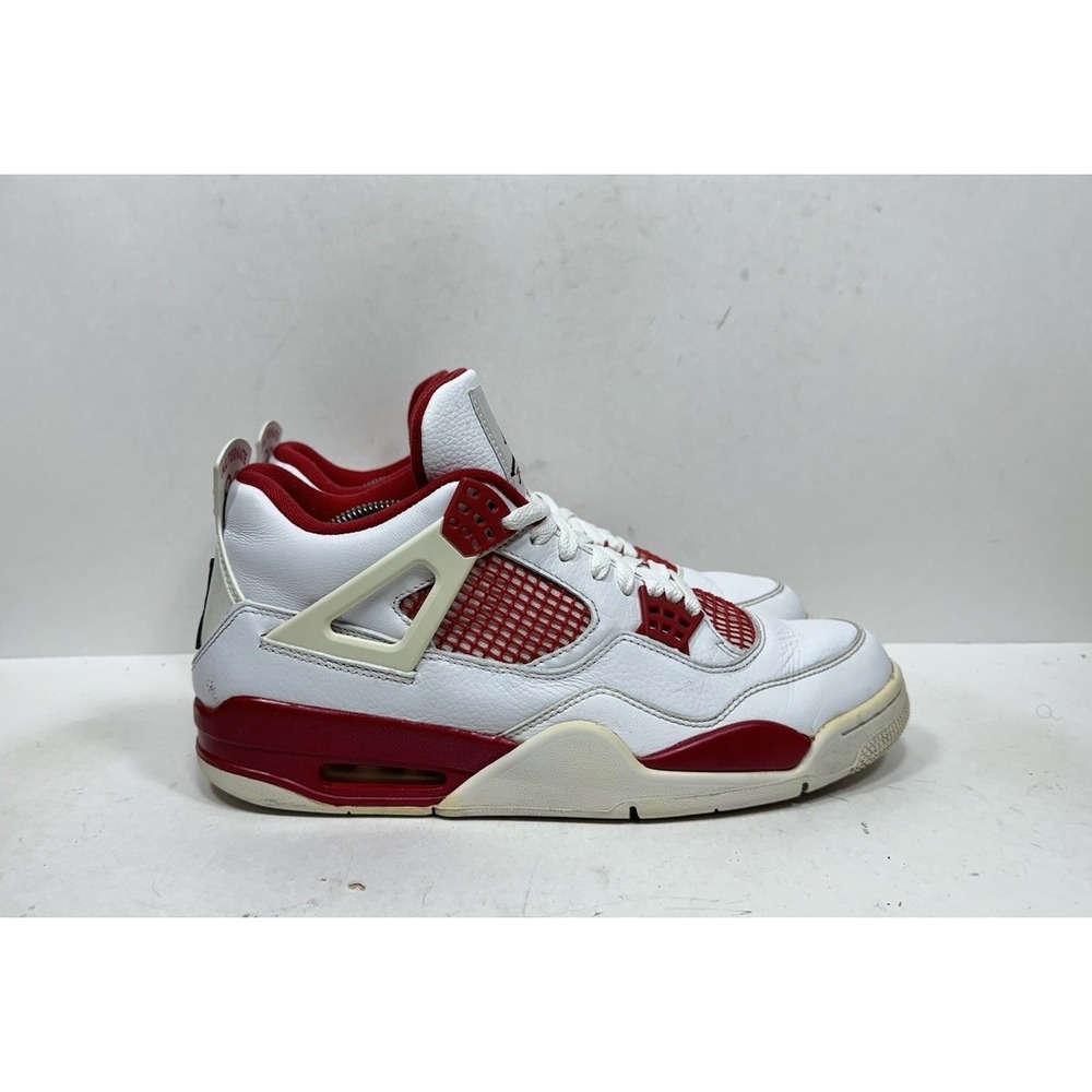 Nike Air Jordan 4 Retro Alternate 89 Sneakers Mens Size 11 Red White 308497-106